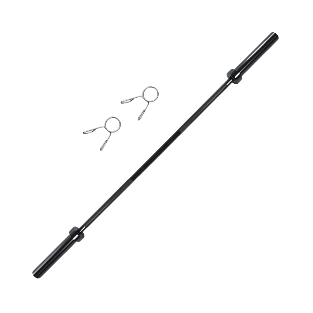 barre olympique 7 pieds 45lb 1000lb noir 2 pouces