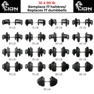 adjustable dumbbells haltère