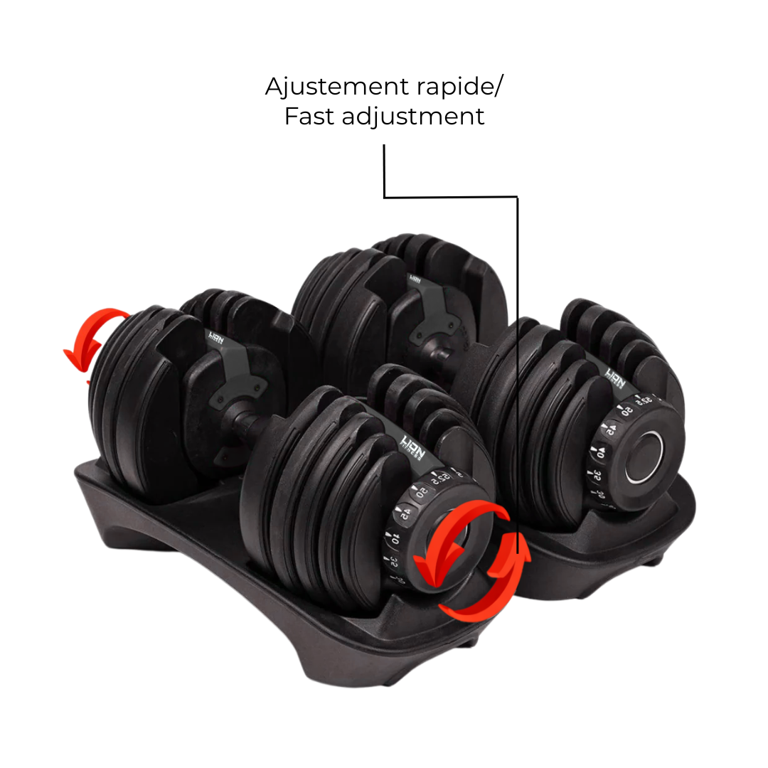adjustable dumbbells haltère