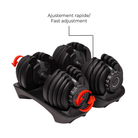 adjustable dumbbells haltère