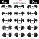 adjustable dumbbells haltère