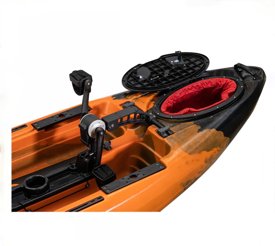 Oasis FishMaster 100 10 Foot Fishing Kayak with Pedal System – Lion Fitness