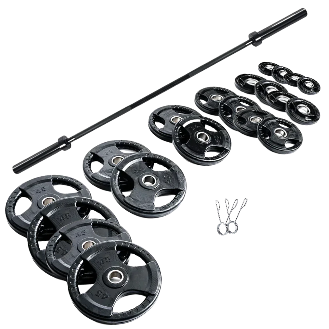 Weight Set Fitness Gear 45 Lb Barbell Fitness Gear Weight Lifting