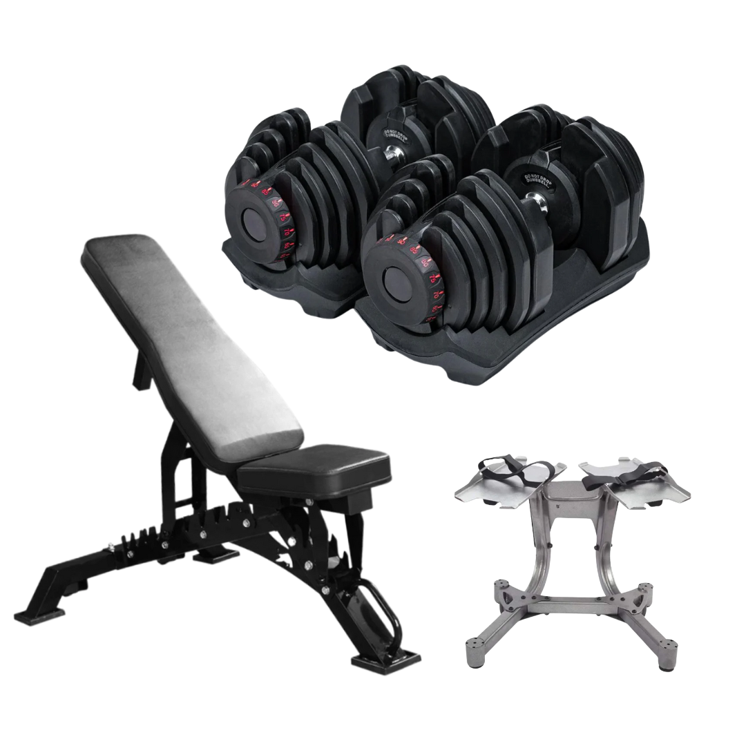 Adjustable Weights Bowflex 552 Dumbbells Used BowFlex Results